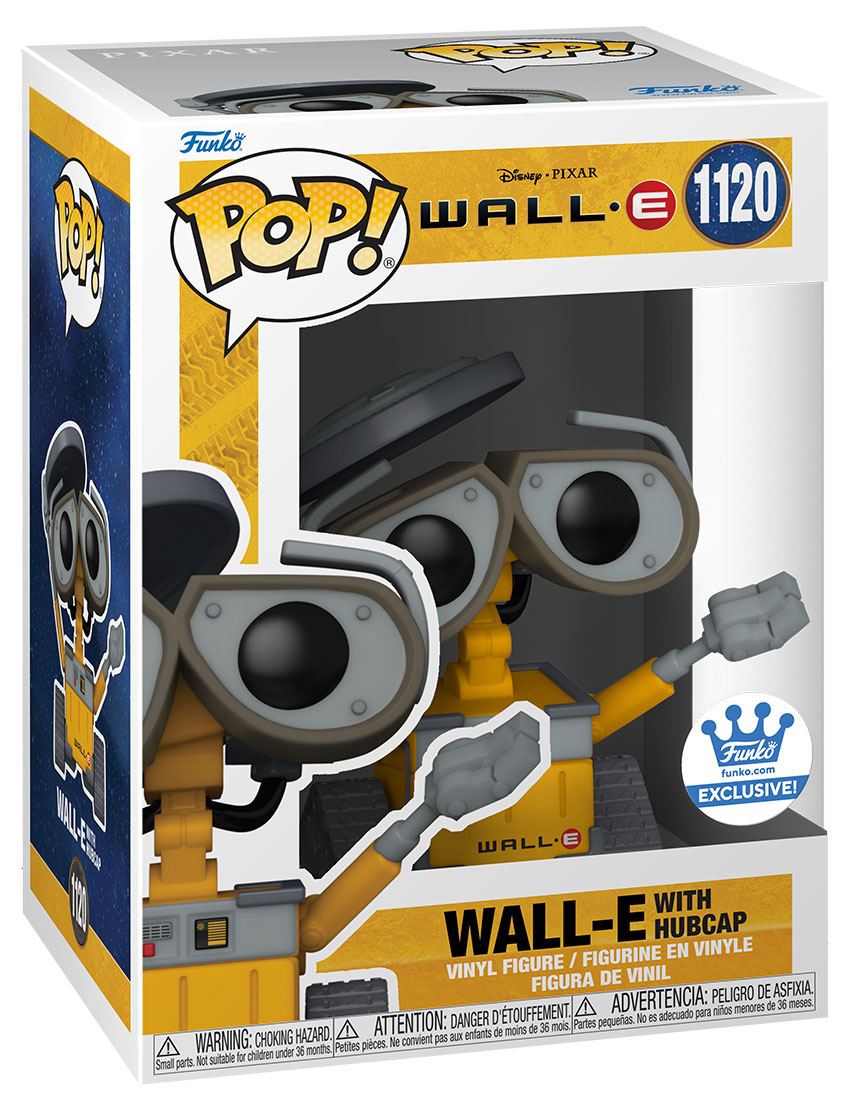 Disney Wall-e - Wall-E with Hubcap #1120 (Funko Exclusive) POŠKOZENÝ BOX 