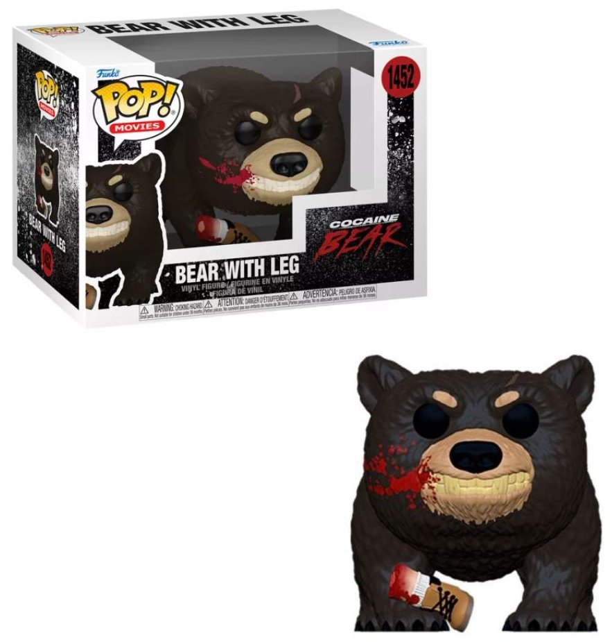 Cocaine Bear - Bear with leg #1452 (POŠKOZENÝ BOX)