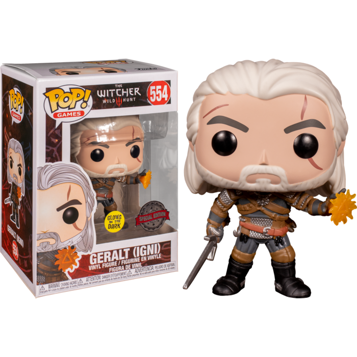 Funko Pop! Game Cover Geralt de Rivia The Witcher 3