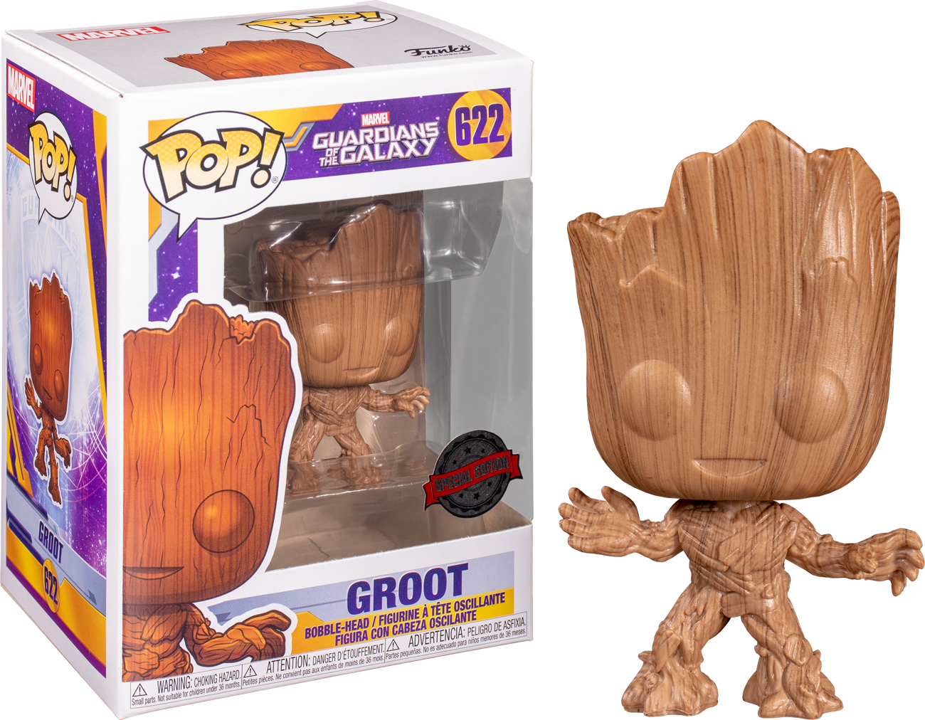Guardians of the Galaxy - Groot Wood Deco #622 + SOFT PROTECTOR