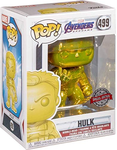 Marvel: Avengers Endgame – Hulk (Yellow Chrome) #499 Special Edition