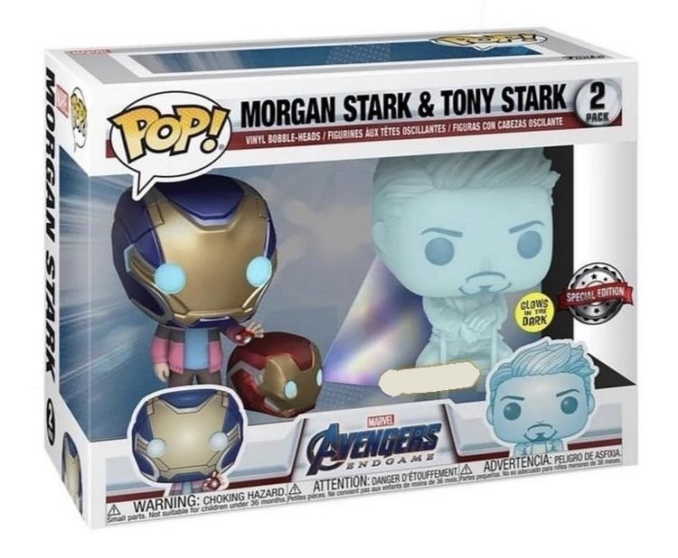 Avengers Endgame - Morgan Stark & Tony Star 2-pack (POŠKOZENÝ BOX) (GITD + Special Edition)