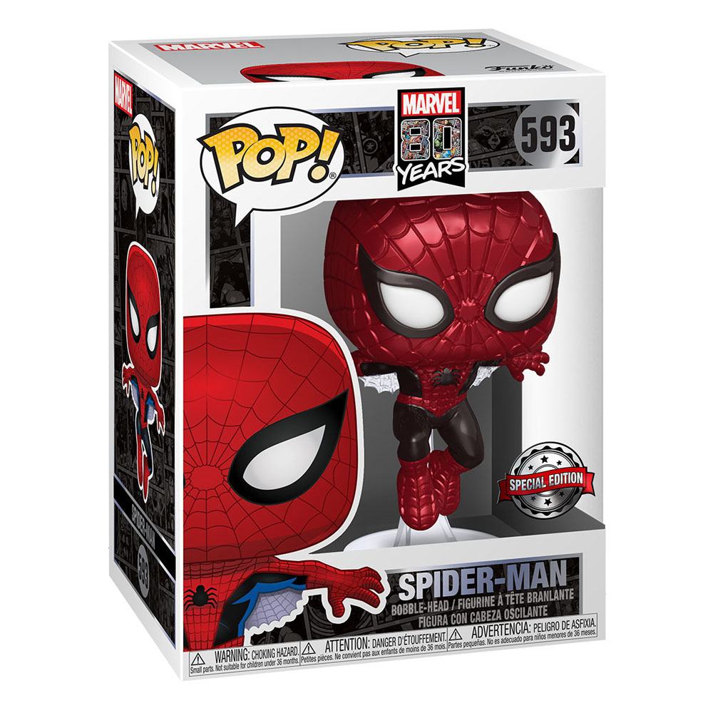Marvel: 80th - First Appearance: Spider-Man #593 (Special Edition, Mettalic)